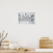 Palais Garnier Opera House | Parijs, Frankrijk Poster (Keuken)