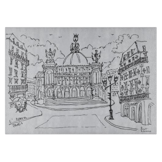 Palais Garnier Opera House | Parijs, Frankrijk Snijplank (Voorkant)