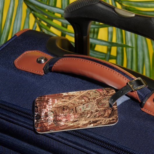 Palais Garnier Opera. Parijs. Frankrijk. Bagagelabel (Voorkant Insitu 3)