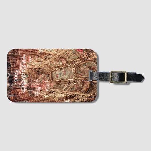 Palais Garnier Opera. Parijs. Frankrijk. Bagagelabel (Voorkant (horizontaal))