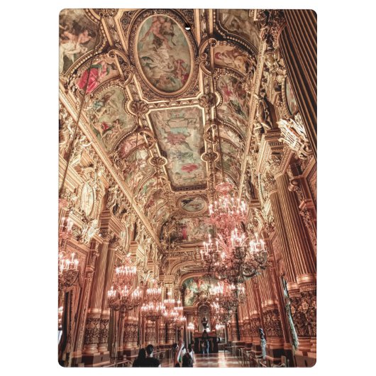 Palais Garnier Opera. Parijs. Frankrijk. Klembord (Achterkant)