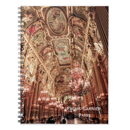 Palais Garnier Opera. Parijs. Frankrijk. Notitieboek (Voorkant)