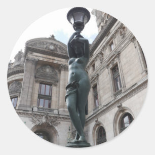 Palais Garnier. Parijs. Frankrijk. Ronde Sticker