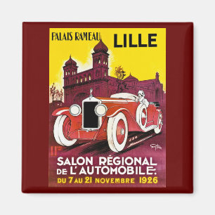 Palais Rameau - Lille - Automobile Ad - 1926 Magneet
