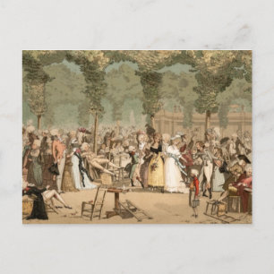 Palais Royal Aristocratten Garden 1700 Briefkaart