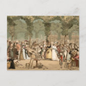 Palais Royal Aristocratten Garden 1700 Briefkaart (Voorkant)