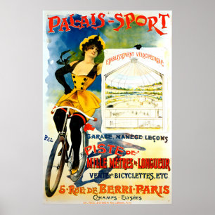 Palais-Sport Fiets Poster
