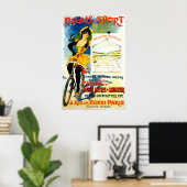 Palais-Sport Fiets Poster (Thuiskantoor)