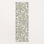 Palaka Pareau Hawaiian Check Hibiscus - Gray Yogamat (Voorkant)