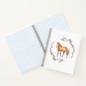 Palamino Horse Notebook Notitieboek (Binnen)