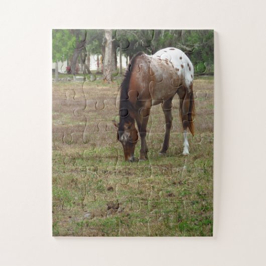 Palamino Horse Puzzle Legpuzzel (Verticaal)