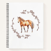Palamino Paard Notitieboek (Voorkant)