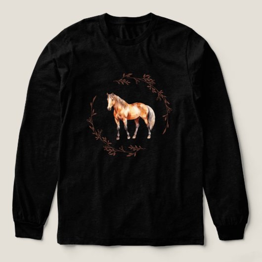 Palamino Paard T-shirt (Voorkant)