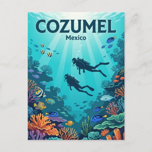 Palancar-rif, Cozumel Mexico Briefkaart (Voorkant)