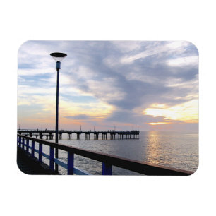Palanga Pier Sunset, LITOUWEN - Magneet