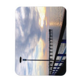 Palanga Pier Sunset, LITOUWEN - Magneet (Verticaal)