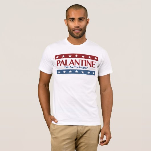 Palantine voor President T-shirt (Voorkant volledig)