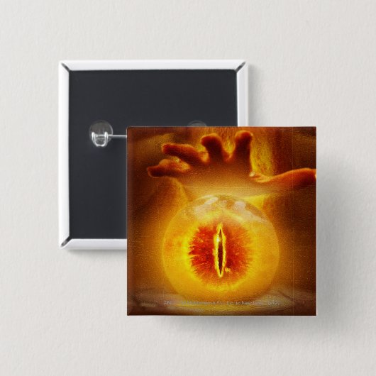 PALANTIR™ VIERKANTE BUTTON 5,1 CM (Voorkant /achterkant)