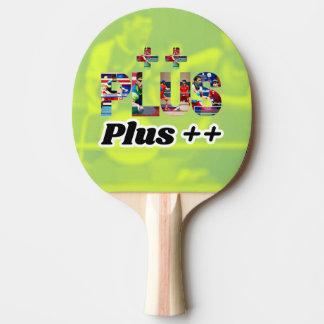 Palas de Ping Pong Plus ++ Tafeltennisbatje
