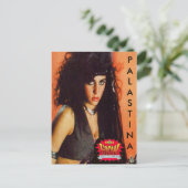 palastina Briefkaart GLOW worstelen (Staand voorkant)