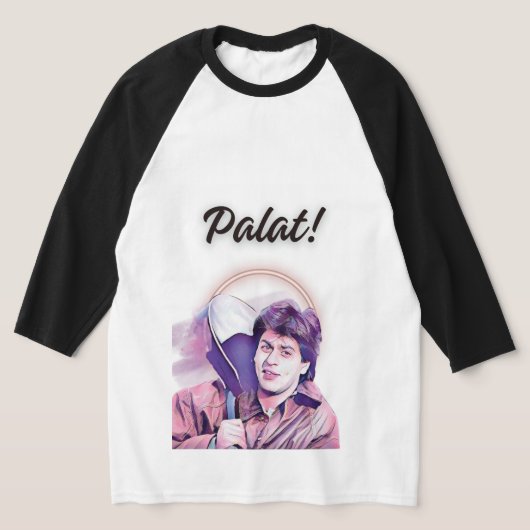 "Palat! - DDLJ Geïnspireerd Iconisch Bollywood T-s T-shirt (Laagn)