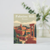 Palatijn, Rome, Italië  Kunst Briefkaart (Staand voorkant)