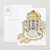 Palatine Chapel. Aken. Duitsland Briefkaart (Voorkant / Achterkant)