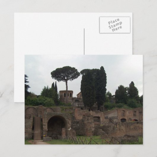 Palatine Hill in Rome, Italië Briefkaart (Voorkant / Achterkant)