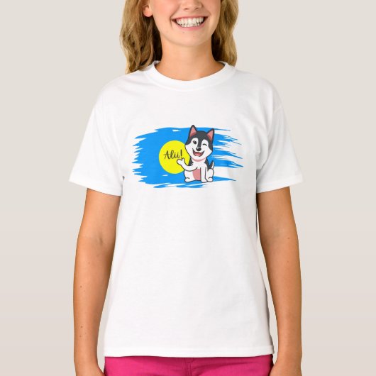 Palau Alii! hallo (NL!) Kinder T-shirt (Voorkant)
