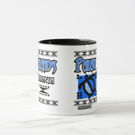 Palau Blue Tribal Mok (Midden)