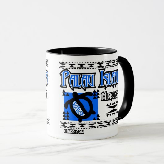 Palau Blue Tribal Mok (Voorkant rechts)