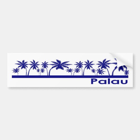 Palau Bumpersticker (Voorkant)