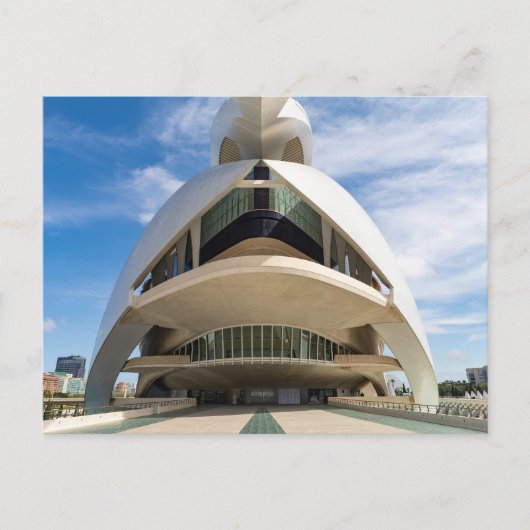 Palau de les Arts Reina Sofia, Valencia Briefkaart (Voorkant)