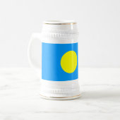 Palau Flag Bierpul (Voorkant links)