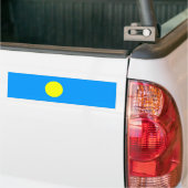 Palau Flag Bumpersticker (Op Truck)