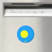 Palau Flag Charming Patriotic Magneet (Insitu (Vaatwasser))