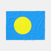 Palau Flag Fleece Deken (Voorkant (Horizontaal))