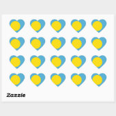 Palau Flag Hart Sticker (Vel)
