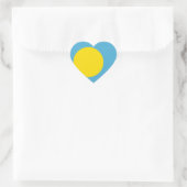 Palau Flag Hart Sticker (Tas)