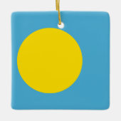 Palau Flag Keramisch Ornament (Voorkant)