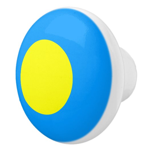 Palau Flag Keramische Knop (Rechts)