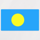 Palau Flag Labels (Design 2)