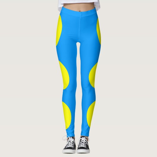 Palau Flag Leggings (Voorkant)