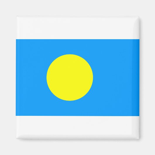 Palau Flag Magneet (Voorkant)