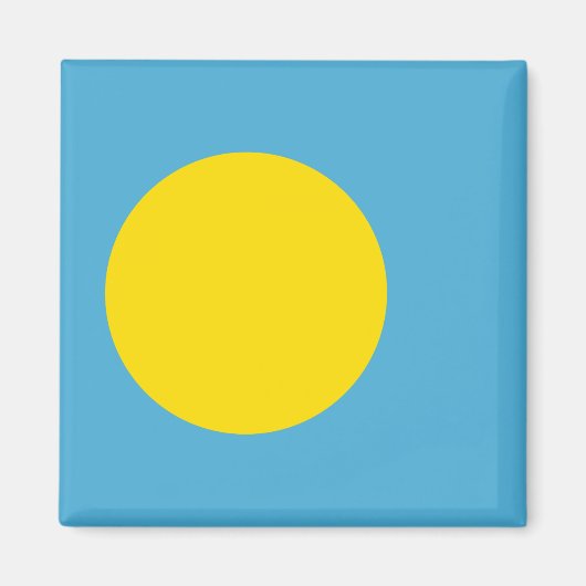Palau Flag Magneet (Voorkant)