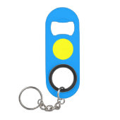 Palau Flag Mini Flessenopener (Voorkant)