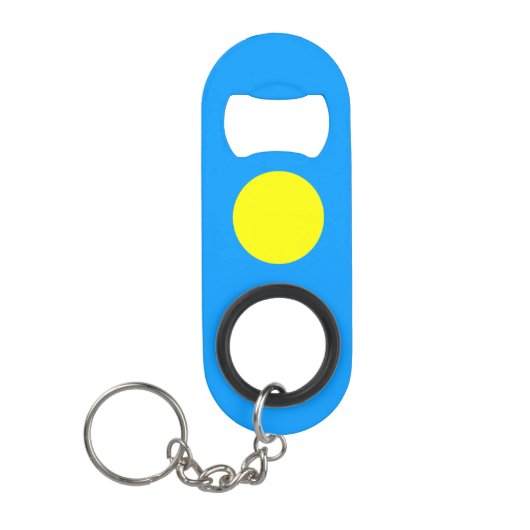 Palau Flag Mini Flessenopener (Voorkant)