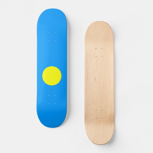 Palau Flag Persoonlijk Skateboard (Voorkant)