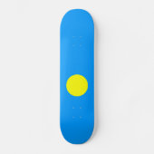Palau Flag Persoonlijk Skateboard (Voorkant)