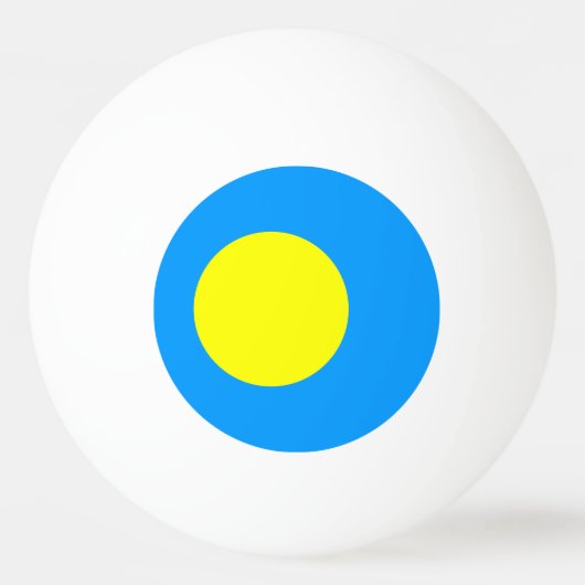 Palau Flag Pingpongbal (Voorkant)